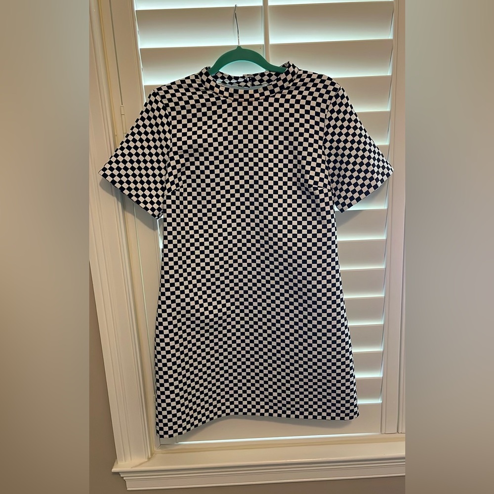 ZARA Checkered Dress